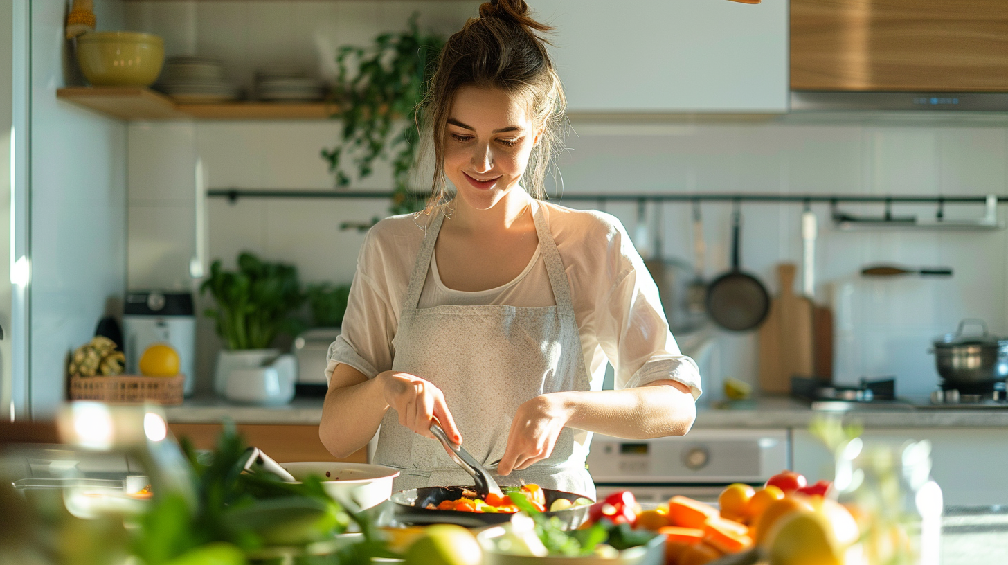 Група людей різного віку готує разом
